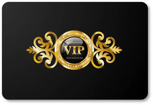 VIP картка значок — Stock Vector