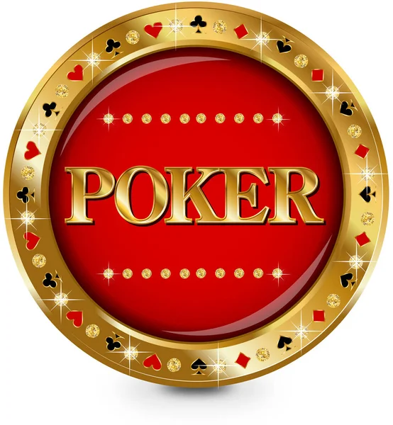Banner plano de Casino — Vector de stock