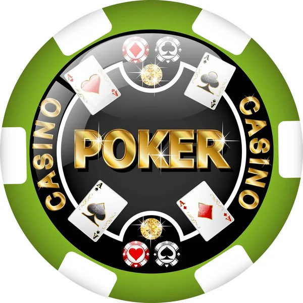 Banner plano do casino —  Vetores de Stock