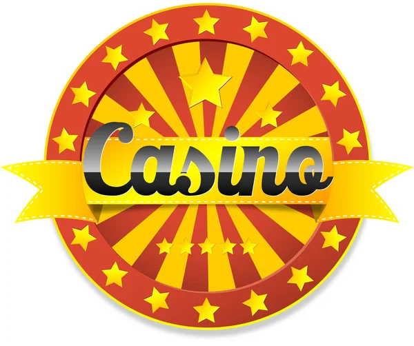Płaskie ikony Casino — Wektor stockowy
