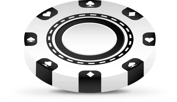 Symbol för Casino-platta — Stock vektor