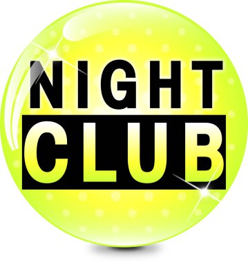 Gece kulübü simgesi. 