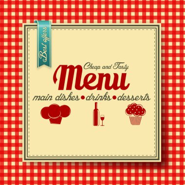 Cafe menü afiş