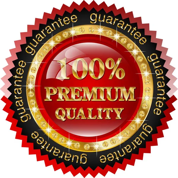 Banner de calidad premium — Vector de stock