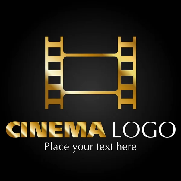 Logo cinéma coloré — Image vectorielle