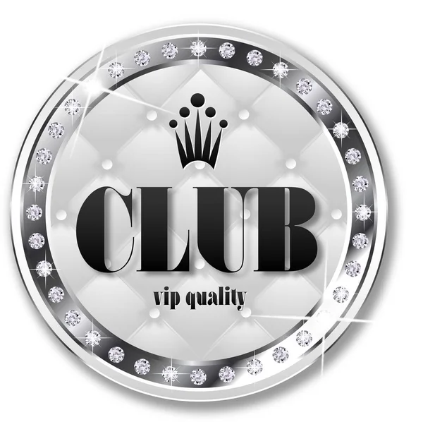 Club round label — Stock Vector
