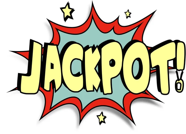 Heldere jackpot banner — Stockvector