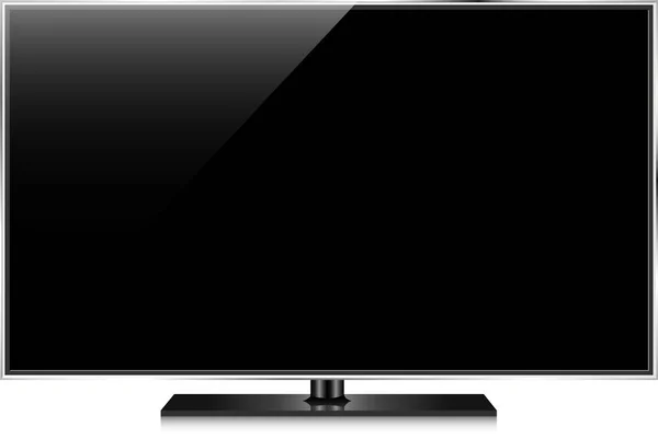 Monitor de televisión vacío — Vector de stock