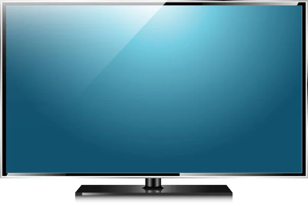 Monitor de televisión vacío — Vector de stock