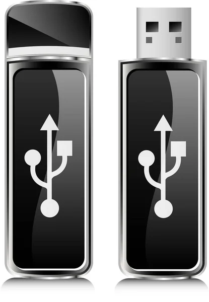 USB flash bellek — Stok Vektör