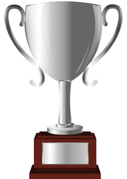 Срібні трофей Кубка — стоковий вектор