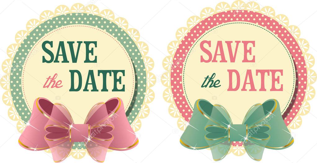 Save the date tags