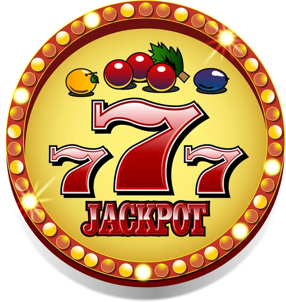 Altın öğeleri ile Casino banner — Stok Vektör