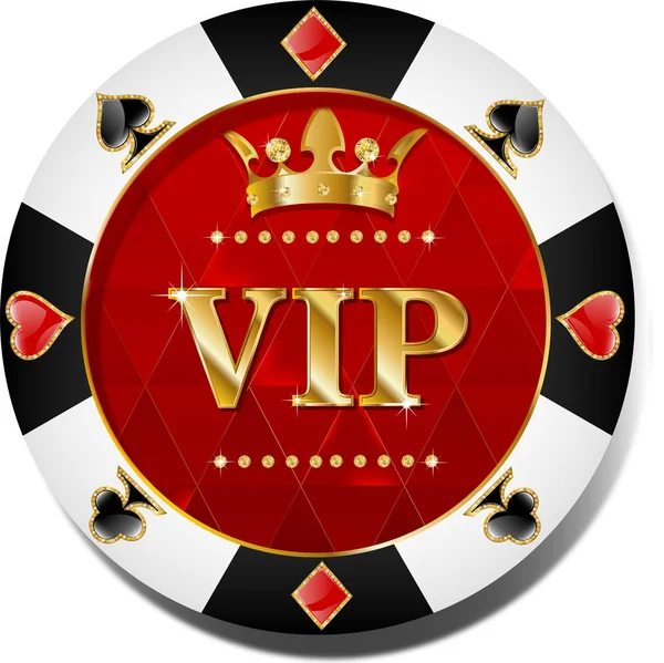 VIP banner arany elemekkel — Stock Vector