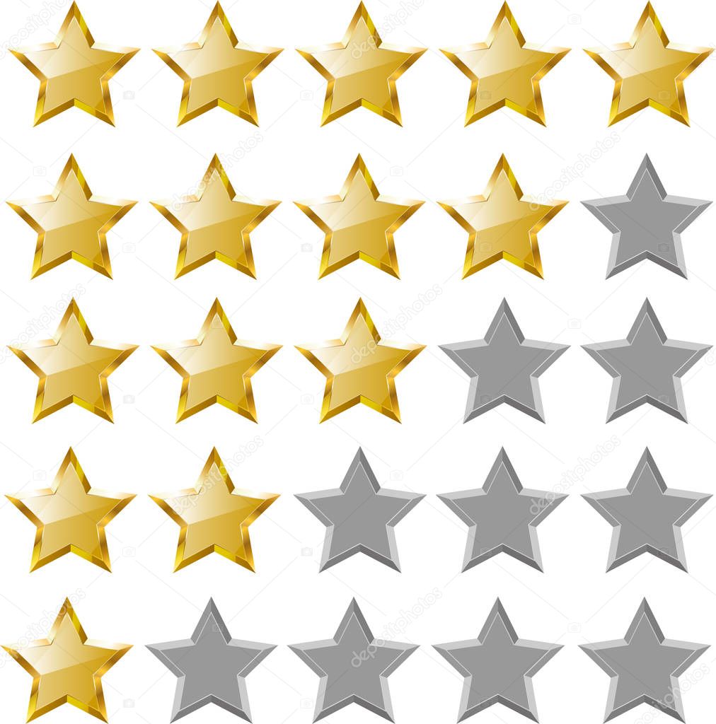 star rating icons