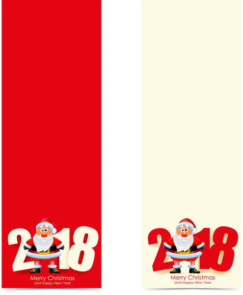 Banner di Babbo Natale — Vettoriale Stock