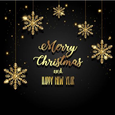 Mutlu Noeller ve mutlu yıllar tebrik kartı, vektör illüstrasyonu