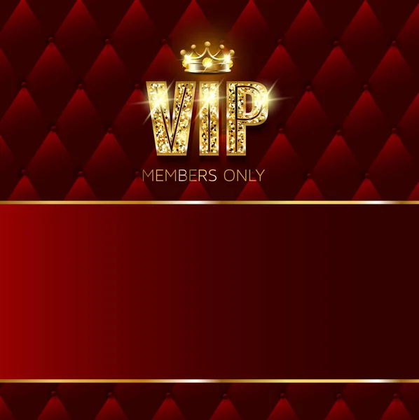 VIP-gouden label — Stockvector