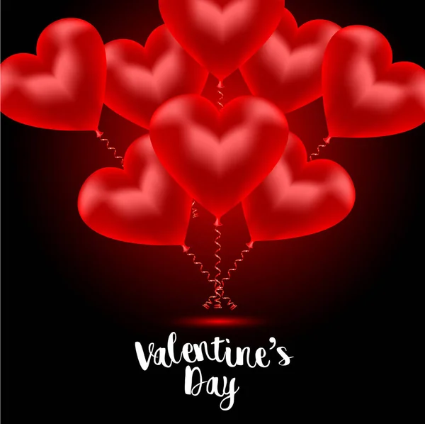 Tarjeta de San Valentín — Vector de stock