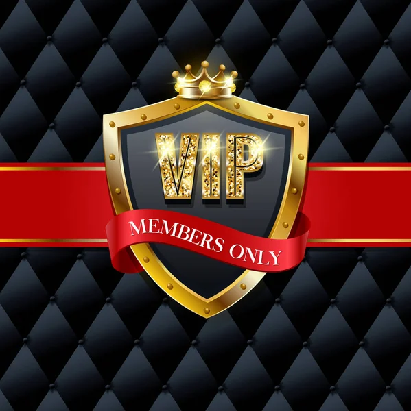 Vip Membros Preto Abstrato Fundo Vetor Ilustração — Vetor de Stock