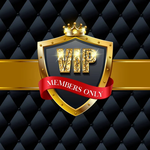 Vip Membros Preto Abstrato Fundo Vetor Ilustração — Vetor de Stock