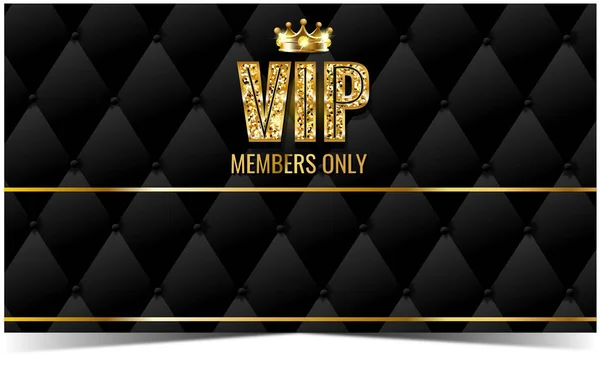 Vip Membros Preto Abstrato Fundo Vetor Ilustração — Vetor de Stock