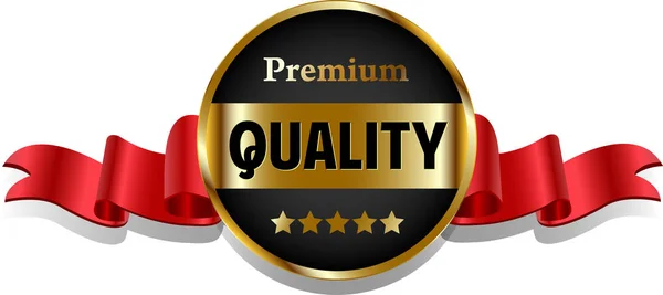 Bestseller Banner Premium Quality Guarantee — Stock Vector