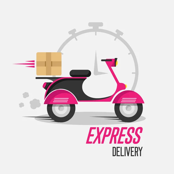 Online Delivery Service Online Order Tracking Delivery Home Office Доставка Стоковая Иллюстрация