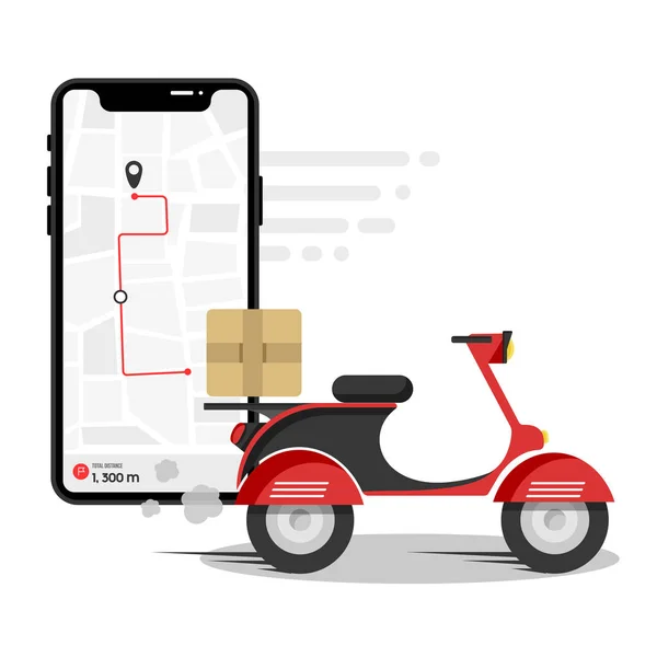 Online Delivery Service Online Order Tracking Delivery Home Office Доставка Векторная Графика
