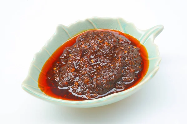 Thai Chili Paste / Chili Jam (Naam Prik Phao) — Zdjęcie stockowe