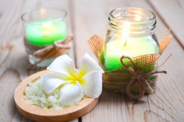 Yeşil mum biber nane Aroma mum