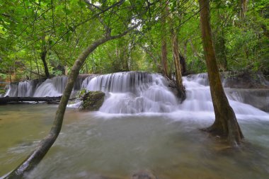 Khuean Srinagarindra Ulusal Park Kanchanaburi il Tayland Huay Mae Kamin şelale