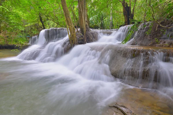Khuean Srinagarindra Ulusal Park Kanchanaburi il Tayland Huay Mae Kamin şelale