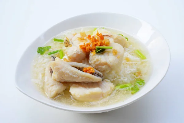 Gachas de pescado al estilo tailandés — Foto de Stock