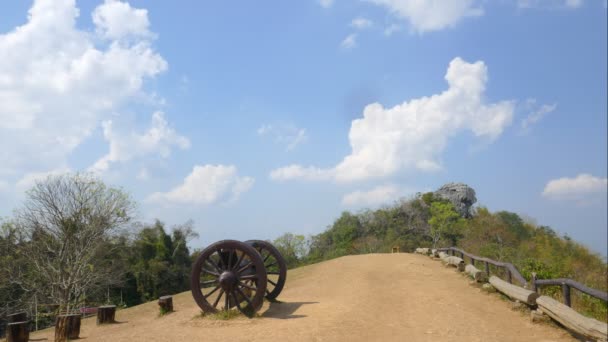 Τοπίο Από Εθνικό Πάρκο Nan Από Επαρχία Nan Ταϊλάνδη — Αρχείο Βίντεο