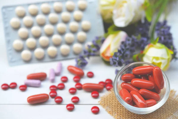 Vitamin Supplements Healthy Nutrition and eating