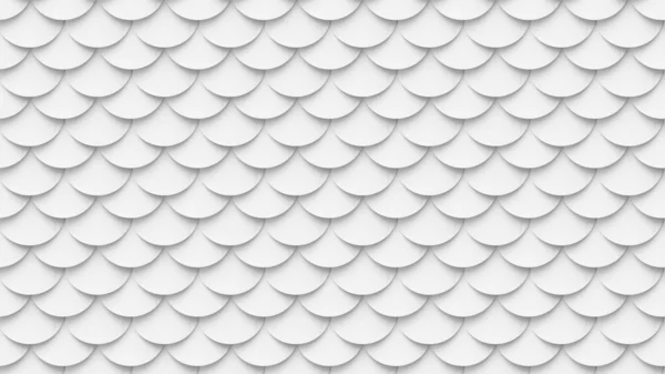White scales texture. Fish skin abstract texture background. 3D-rendering.