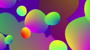 Sıvı, kusursuz, soyut bir arkaplan. Web canlandırması.