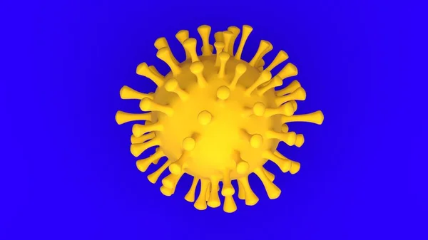 Coronavirus Europa Europese Vlag Imitatie Rendering — Stockfoto