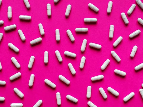 Läkemedel Vita piller — Stockfoto