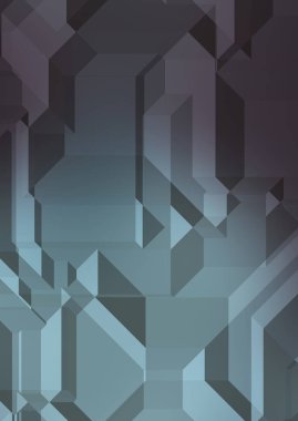 Çokgen arka plan. Geometrik tasarımlı renkli duvar kağıtları. Dijital 3d illüstrasyon.