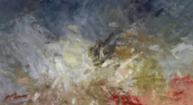 Taranmış Boyalı Soyut Arkaplan. Fırça darbesi ile boyanmış. Sanatsal canlılık ve renkli duvar kağıdı