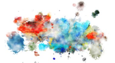 Taranmış Boyalı Soyut Arkaplan. Fırça darbesi ile boyanmış. Sanatsal canlılık ve renkli duvar kağıdı