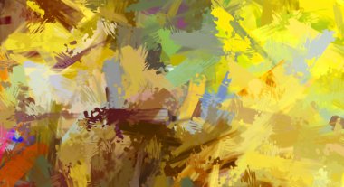 Taranmış Boyalı Soyut Arkaplan. Fırça darbesi ile boyanmış. Sanatsal canlılık ve renkli duvar kağıdı