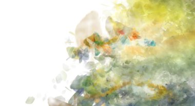 Taranmış Boyalı Soyut Arkaplan. Fırça darbesi ile boyanmış. Sanatsal canlılık ve renkli duvar kağıdı