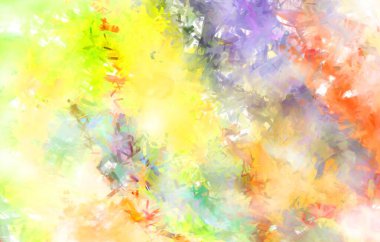 Taranmış Boyalı Soyut Arkaplan. Fırça darbesi ile boyanmış. Sanatsal canlılık ve renkli duvar kağıdı