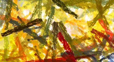 Taranmış Boyalı Soyut Arkaplan. Fırça darbesi ile boyanmış. Sanatsal canlılık ve renkli duvar kağıdı