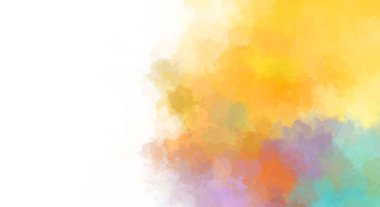 Taranmış Boyalı Soyut Arkaplan. Fırça darbesi ile boyanmış. Sanatsal canlılık ve renkli duvar kağıdı