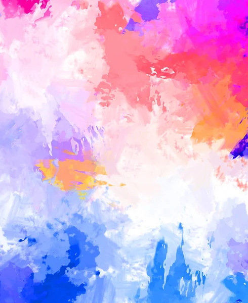 Brushed Painted Abstract Background Brush Stroked Painting Artistic Vibrant Colorful — Stock Photo, Image