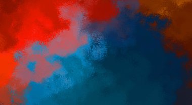 Taranmış Boyalı Soyut Arkaplan. Fırça darbesi ile boyanmış. Sanatsal canlılık ve renkli duvar kağıdı.